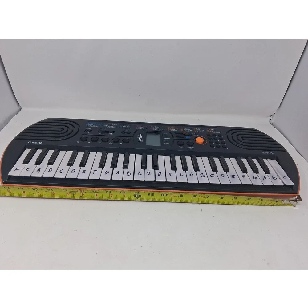 Casio SA-76 44-Key Mini Keyboard Piano Tested Working Great